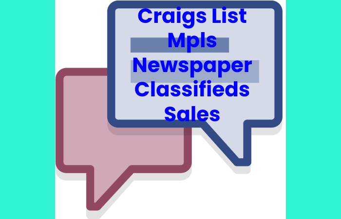 Craigs List Mpls Newspaper Classifieds Sales