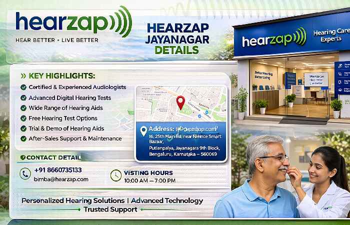 hearzap jayanagar details