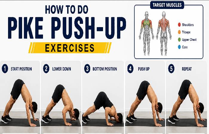 how to do pike push-up